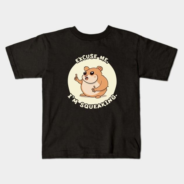 Funny Hamster Pun Cute Graphic Kids T-Shirt by Huhnerdieb Apparel